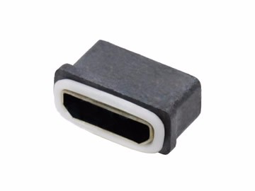 MICRO USB 5P防水母座 5.9插腳 無柱 大電流