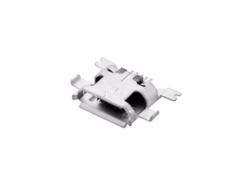 MICRO USB 5P母座 破板式沉板0.7H 四腳前插后貼