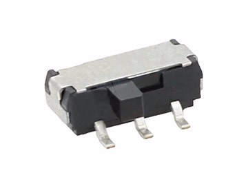 撥動開關 K3-2245S 臥式90度六腳全貼 無柱 兩擋