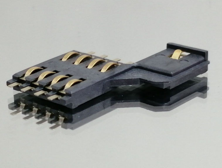 8Pin Smart Card() WITH SWITCH(BOARD TYPE OF UPPER) 24+18.75+3.55