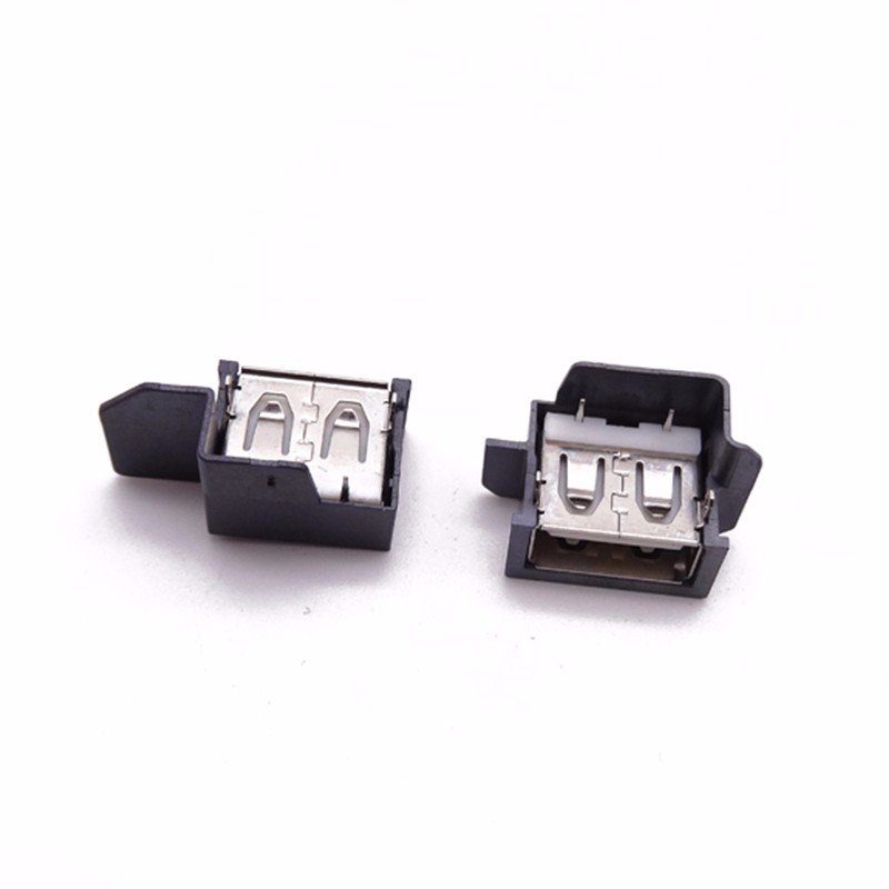 USB 2.0母座 三星A母短體2P充電母座 帶外殼